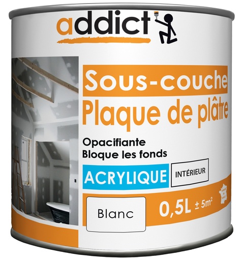 [3021025] ADDICT SOUS-COUCHE ACRYLIQUE BLANC - 0.5L
