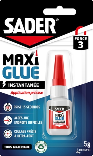 [3166387] SADER MAXI GLUE INSTANTANEE APPLICATION PRECISE 1X5 gr