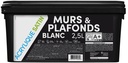 TDP MURS ET PLAFONDS SATIN ACRYLIQUE BLANC - 2.5L