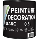 TDP PEINTURE ACRYLIQUE SATIN BLANC - 0.5L