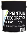 TDP PEINTURE ACRYLIQUE SATIN BLANC - 2.5L