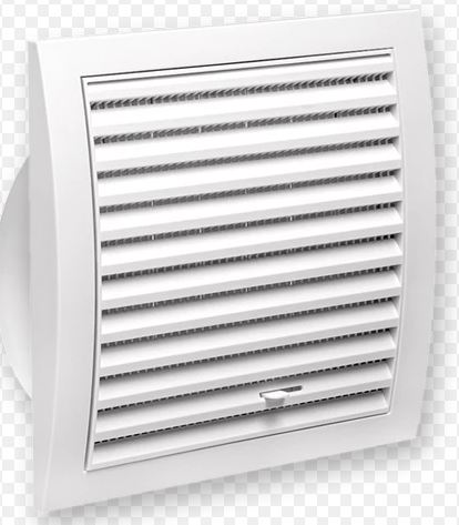 [0018292] GRILLE 99583 CARREE DE VENTILATION 190X190 Ø125 BLANC