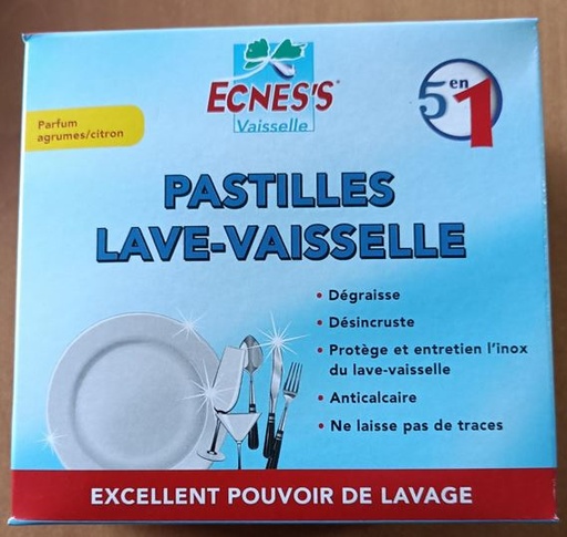 [3123084] ECNES'S PASTILLES LAVE-VAISELLE 5 EN 1  HYDROSOLUBLES - X25
