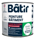 BAT LAQUE SATIN MULTISUPPORT 0.5 L BLANC