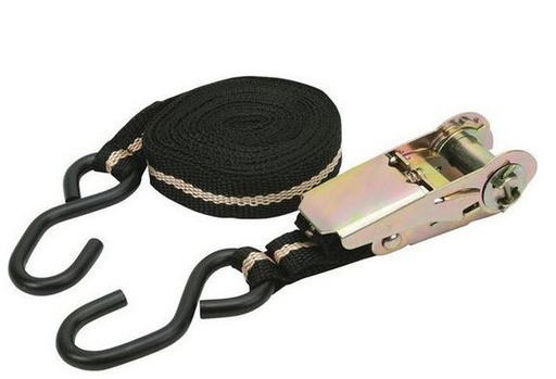 [0009931] SANGLE A CLIQUET CROCHET 5M - 25MM