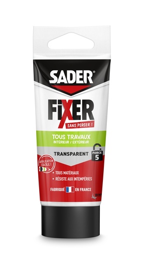 [3010607] SADER FSP TOUS TRAVAUX TRANSPARENT TUBE 50G