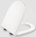 ABATTANT BLANC DELTA SOFTCLOSE 17050
