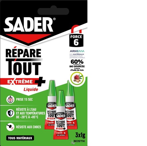 [3166391] SADER REPARE TOUT EXTREME+ LIQUIDE 3X1G