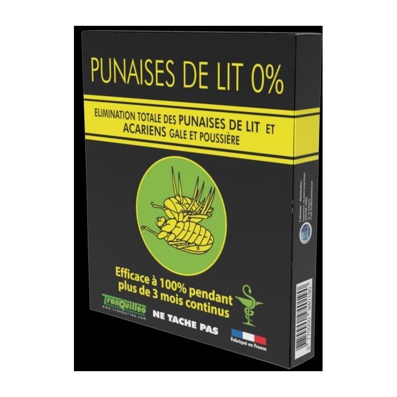 PLAQUETTE DE LIT PUNAISES DE LIT 0%