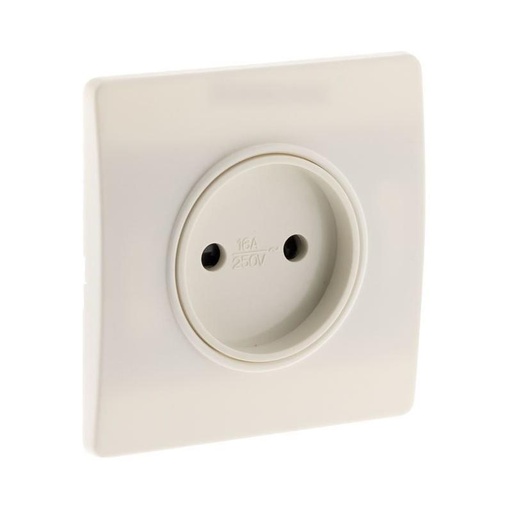 [2009166] PRISE 2P 16A ENCASTRER BLC DIWONE