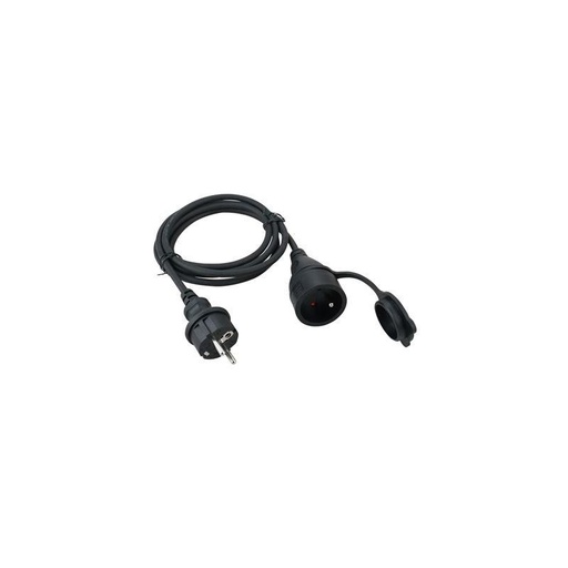 [2000059] PROLONGATEUR 3X1,5 NOIR 3M IP44