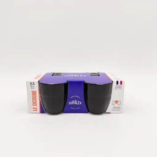 [6230019] GOBELET GIGOGNE 9CL NOIR PAR 4