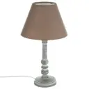 LAMPE DROITE LEO H 36CM TAUPE