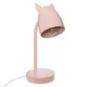 LAMPE A POSER OREILLES H 31CM METAL ROSE