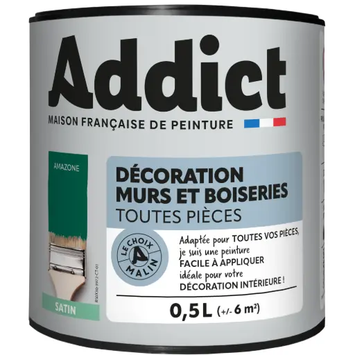 [3020129] ADDICT DECORATION M&BOIS SATIN 0,5 L AMAZONE