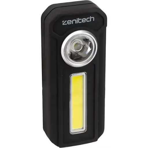 [2009176] LAMPE DE POCHE LED COB A PILES 300+250 LUMENS