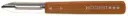 EPLUCHEUR VICTORIA DOUBLE TRANCHANT X4 M/CERISIER DES BOIS