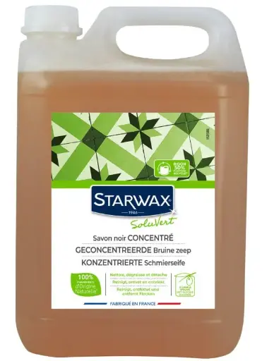 [3200167] STARWAX SAVON NOIR CONCENTRE A L'HUILE D'OLIVE - MULTI-USAGES 5L