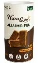 CUBE ALLUME FEU EN BOIS COMPRESSE X96